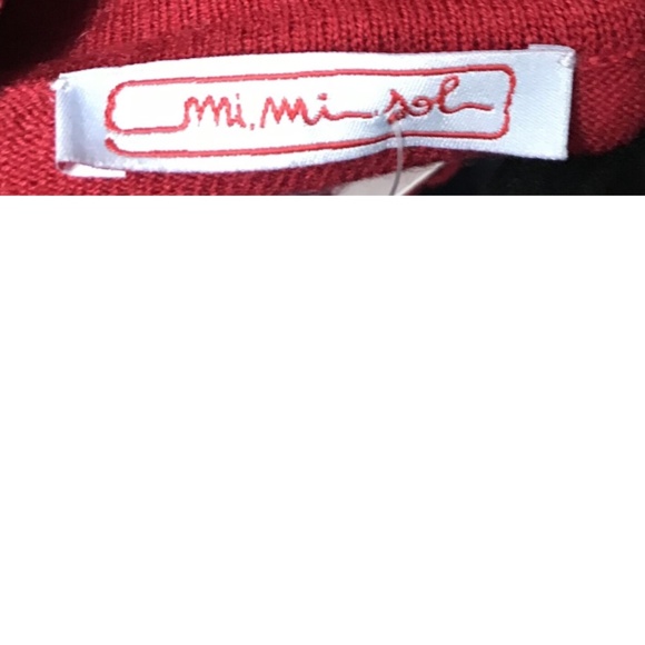 Mi Mi Sol girls lot of 2 red blue short sleeve sequined sweater top sz 14y - Picture 6 of 8